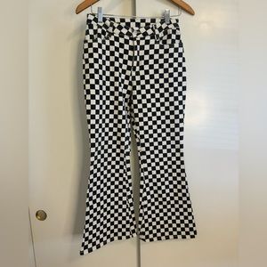 Lane 201 Checkered Cropped Pants
